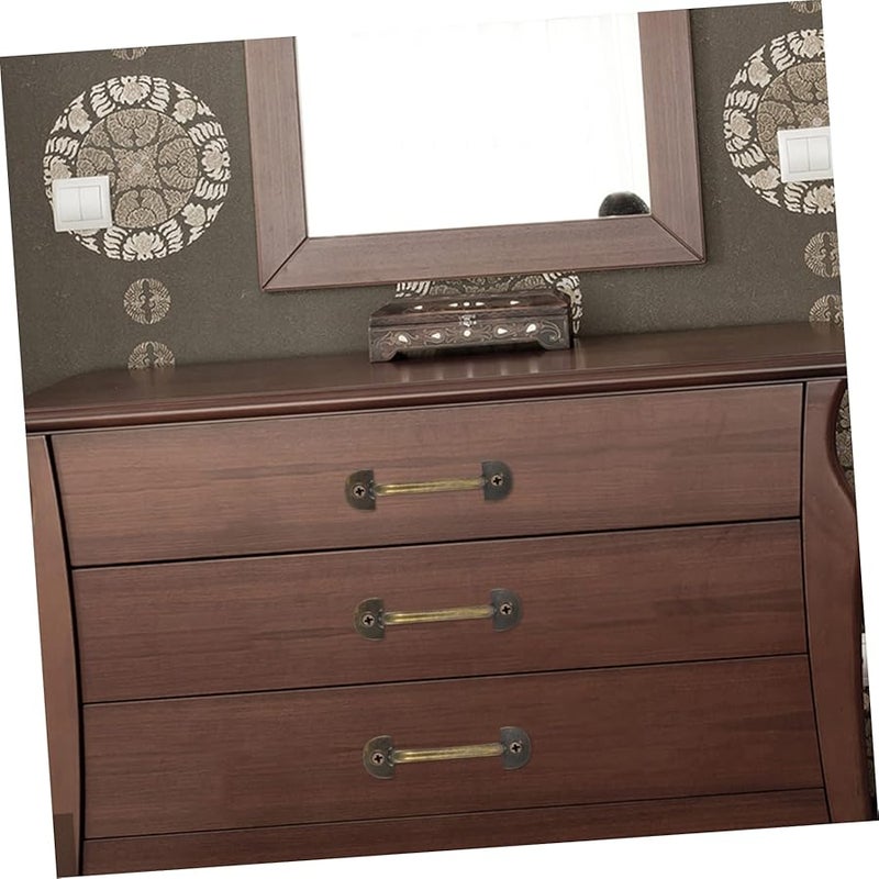 Vintage Brass Drawer Pulls 10Pcs Durable Cabinet Handles for Furniture Home Decor - Image 5